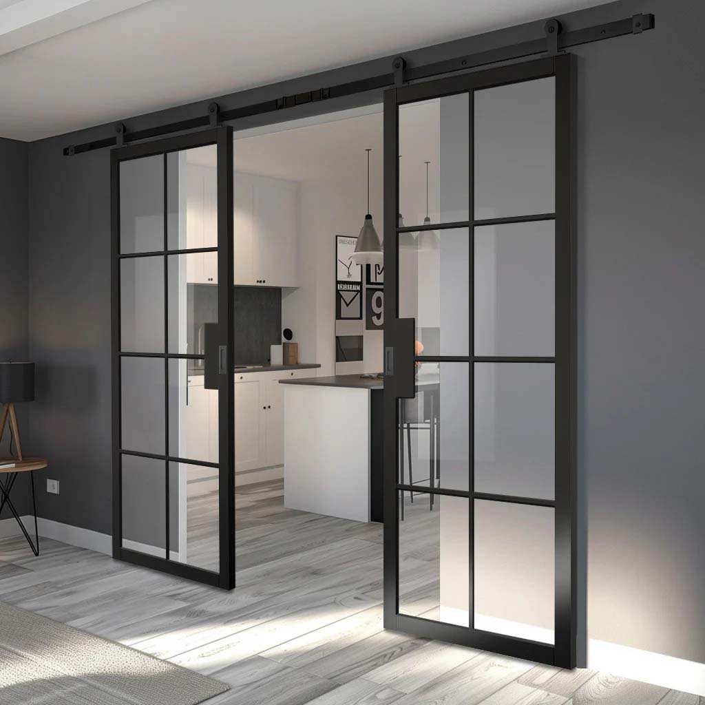 Double Barn Door Sliding Kit