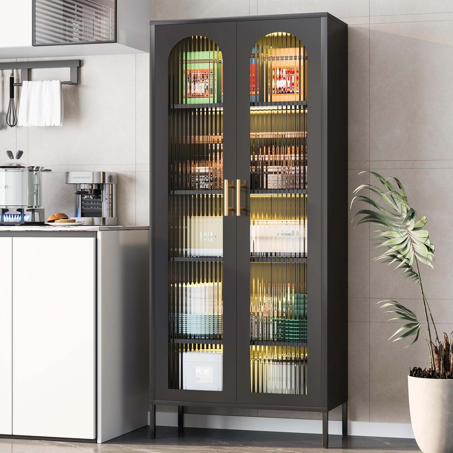 Pantry Unit Glass
